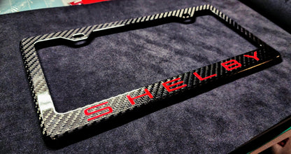 SHELBY Carbon Fiber License Plate Frame