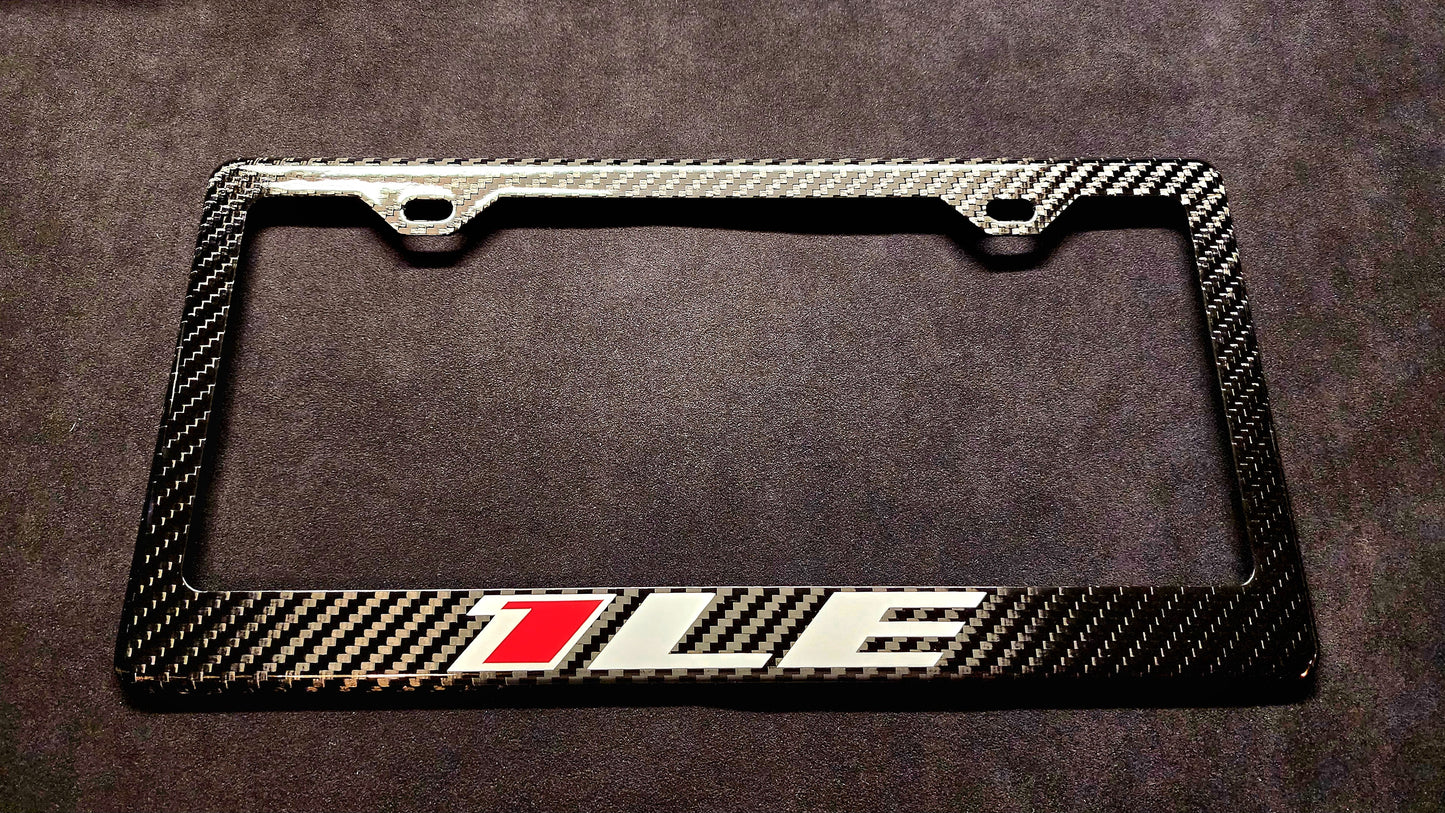 Camaro 1LE Carbon Fiber License Plate Frame