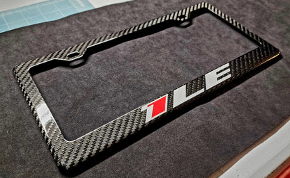 Camaro 1LE Carbon Fiber License Plate Frame