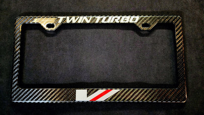 Cadillac CTS V-Sport Twin Turbo Carbon Fiber License Plate Frame