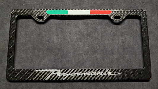 Lamborghini Performante Twill Weave Carbon Fiber License Plate Frame