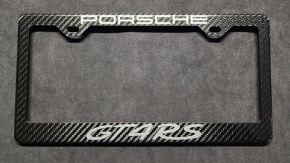 Porsche 718 Cayman GT4RS Carbon Fiber License Plate Frame