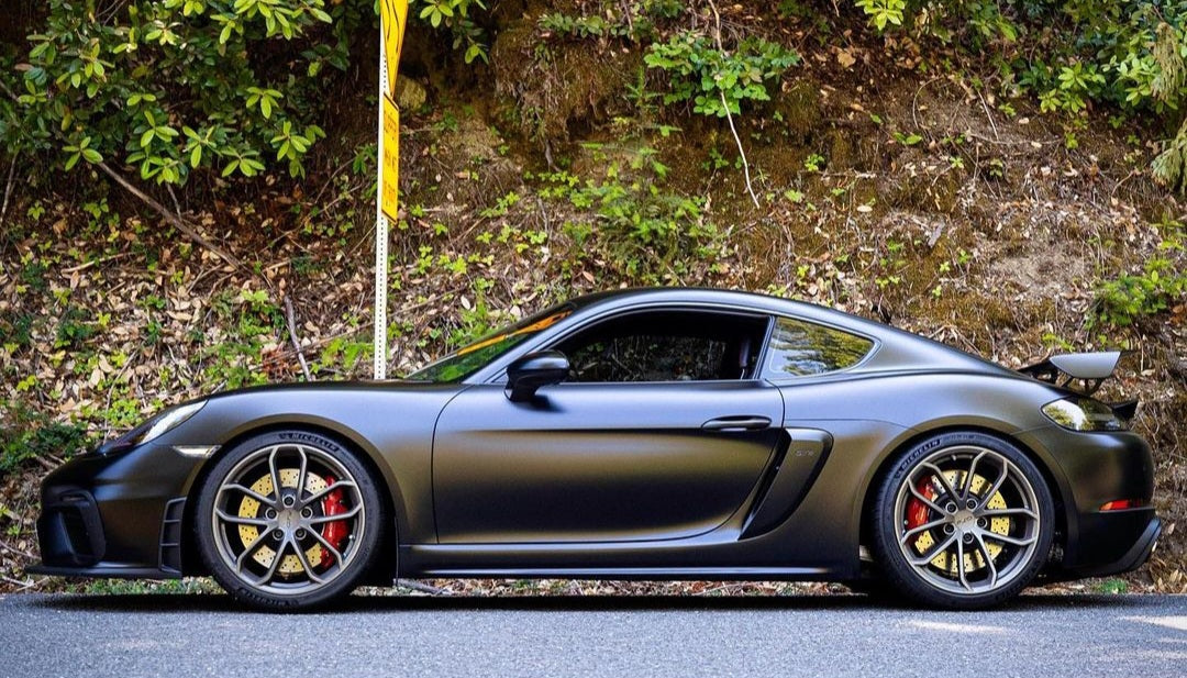 Porsche 718 Cayman GT4 Carbon Fiber License Plate Frame