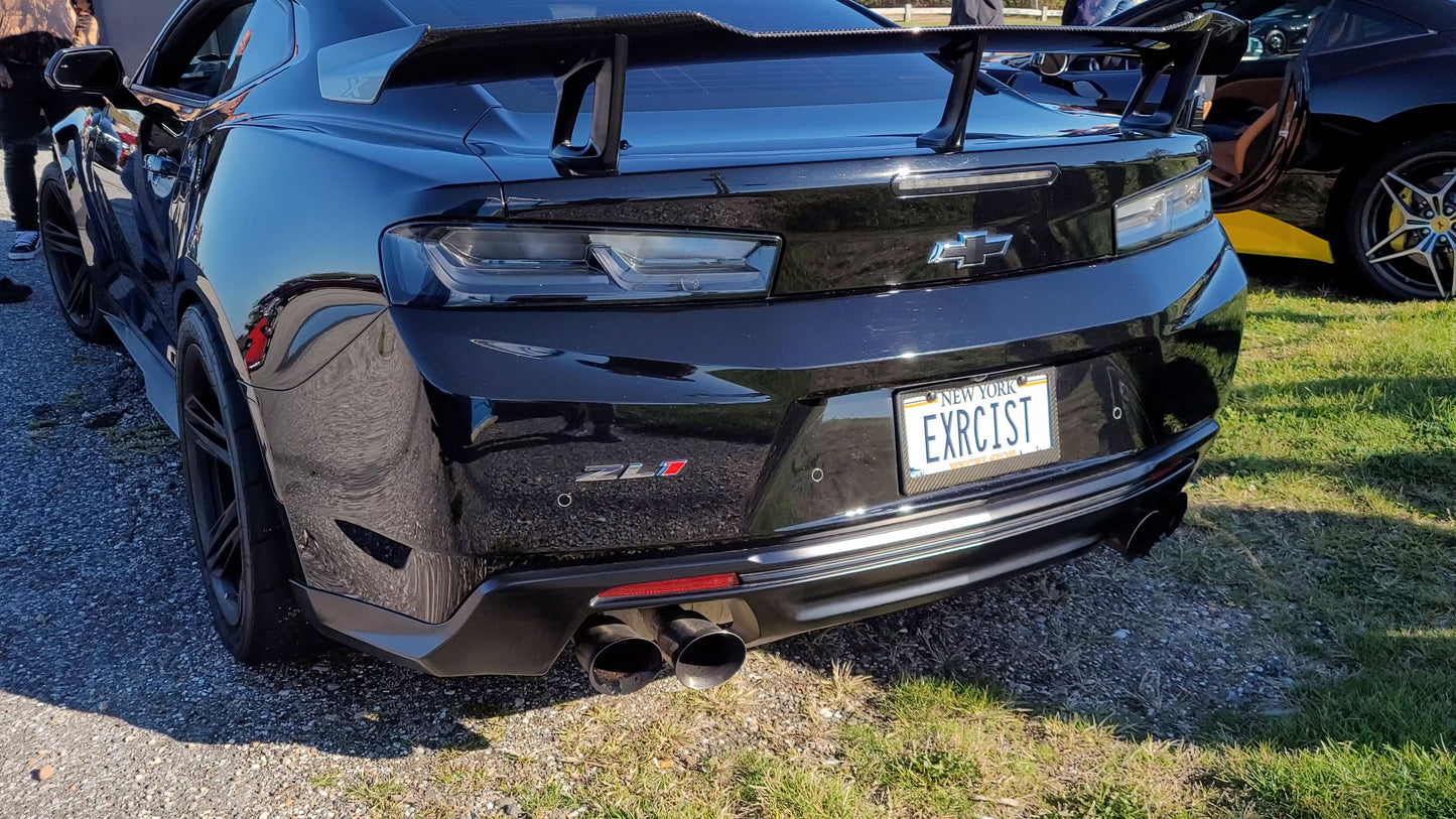 Camaro ZL1 Carbon Fiber License Plate Frame