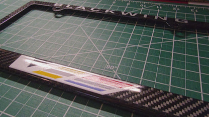 Cadillac BLACKWING V-Series Carbon Fiber License Plate Frames CT5-V CT4-V CT6-V
