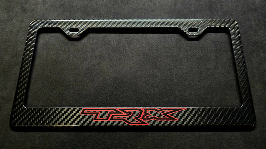 RAM 1500 TRX Supercharged Carbon Fiber License Plate Frame