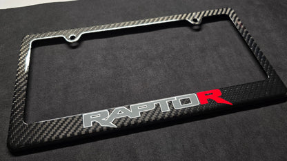 23+ Ford F-150 Raptor R Carbon Fiber License Plate Frame